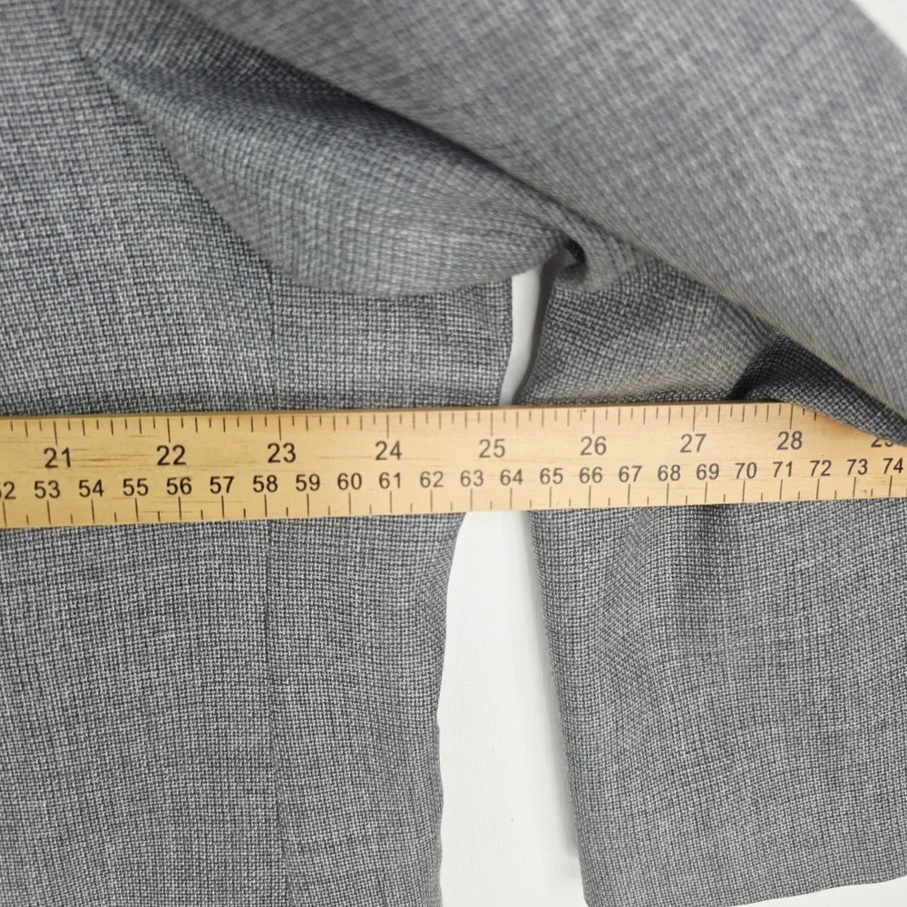 Jos. A. Bank Men 50R Traveler 100% Wool Gray Two Button Blazer Sport Coat Jacket